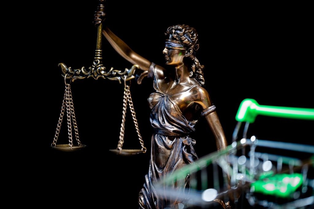 justitia, online shopping, dish-4777073.jpg